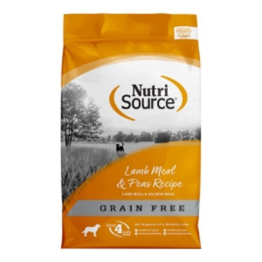 NutriSource Grain Free Dry Dog Food Lamb Meal & Peas