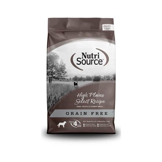 NutriSource Select Recipe Grain Free Dry Dog Food High Plains Select