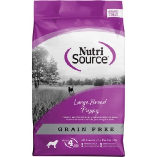 NutriSource Large Breed Puppy Grain Free Dry Dog Food Turkey