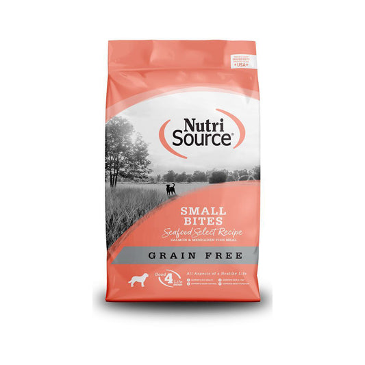 Nutrisource Dog Grain Free Small Bites Seafood Select Salmon