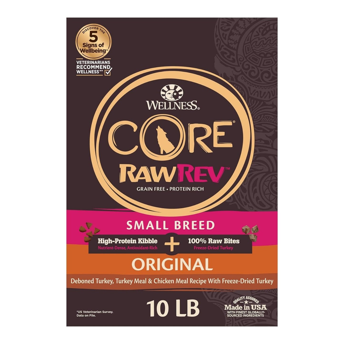 Wellness Dog Core Rawrev Small Breed Turkey Chicken Meal
