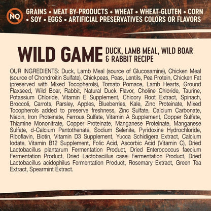 Wellness Dog Core Rawrev Wildgame Dog Food