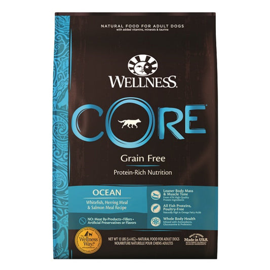Wellness Dog Core Ocean Recipe Grain Free