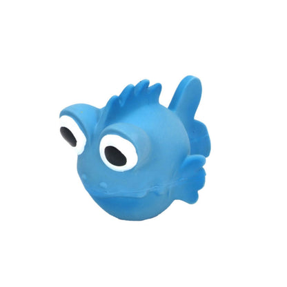 Rascals Latex Dog Toy Goldfish 3.5 in Durable Chew Toy for Dogs