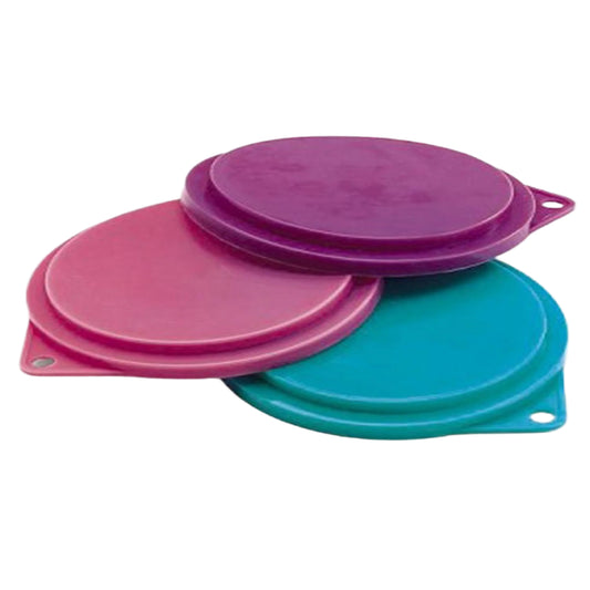 Spot Pet Food Can Covers Assorted 12ea/3 Piece, 3.5 in