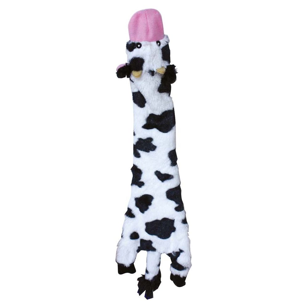 Skinneeez Crinkler Dog Toy Cow