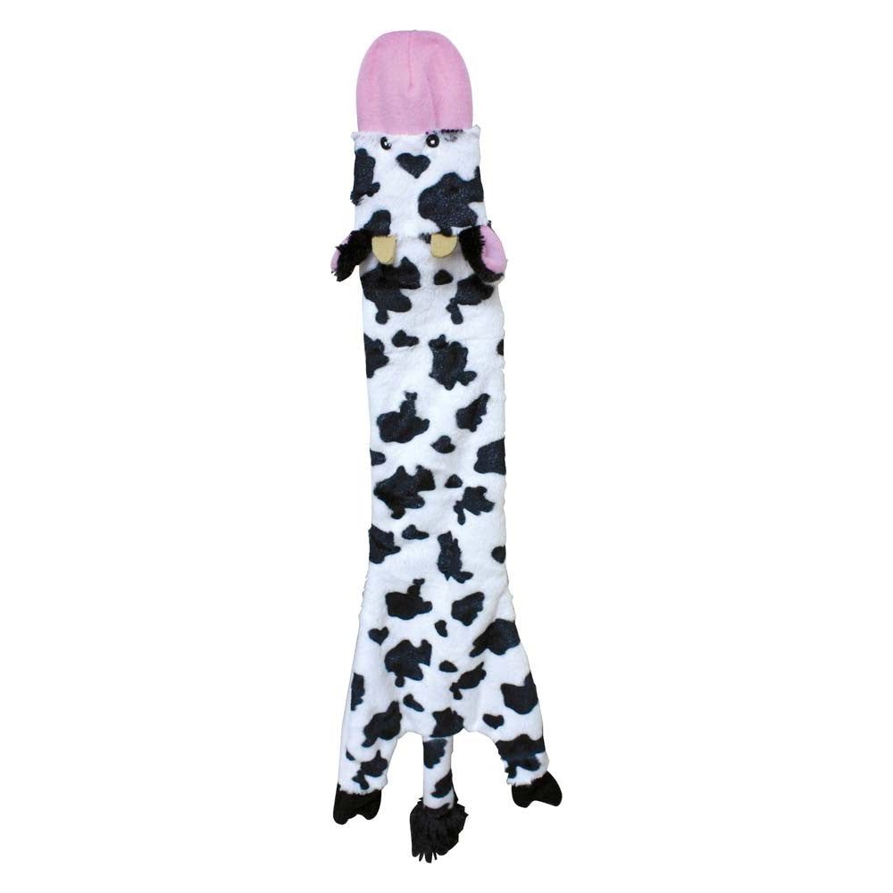 Skinneeez Crinkler Dog Toy Cow