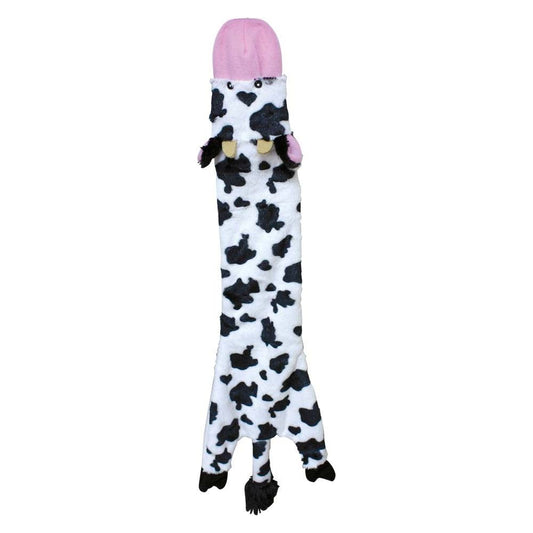 Skinneeez Crinkler Dog Toy Cow