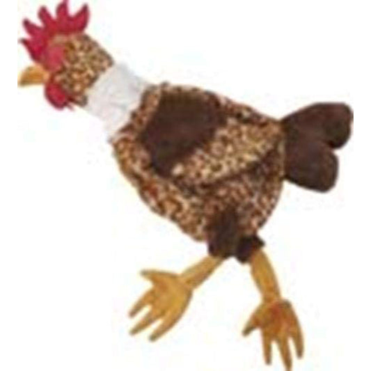 Skinneeez Barnyard Series Dog Toy Chicken Multi-Color Plush Squeaky Pet Toy
