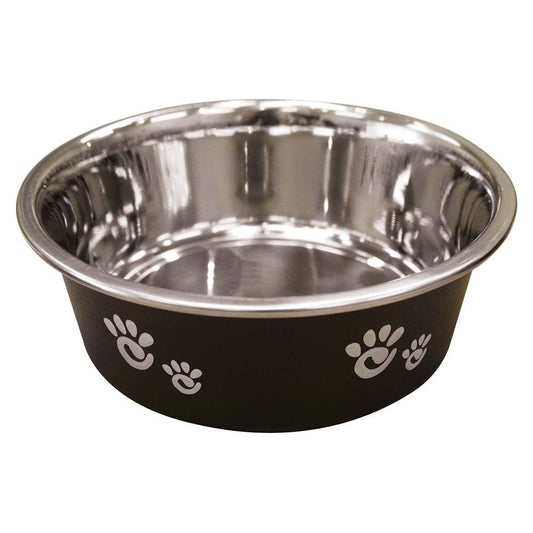 Spot Barcelona Stainless Steel Paw Print Dog Bowl, Multiple Sizes Available