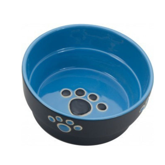 Spot 5" Dog, Blue Fresco Stoneware
