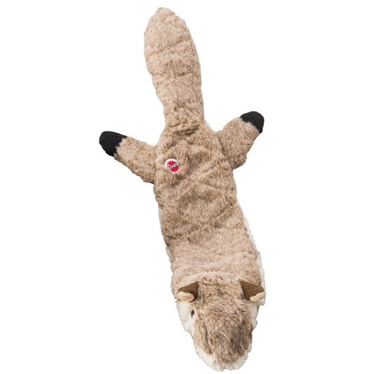 Skinneeez Extreme Quilted Dog Toy Squirrel Durable Plush for Active Chewers