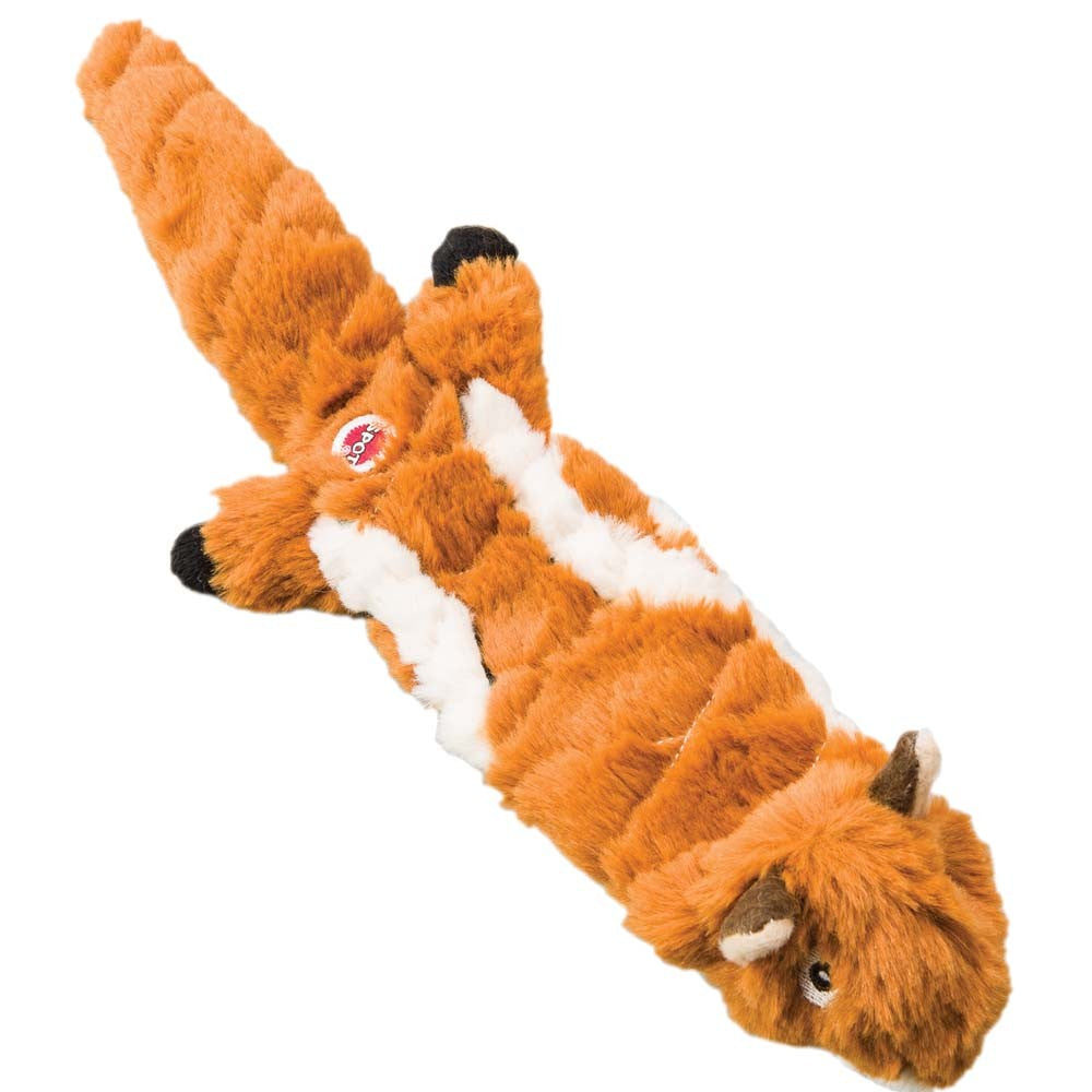 Skinneeez Extreme Quilted Dog Toy Chipmunk Durable Plush Squeaky Pet Chew Toy