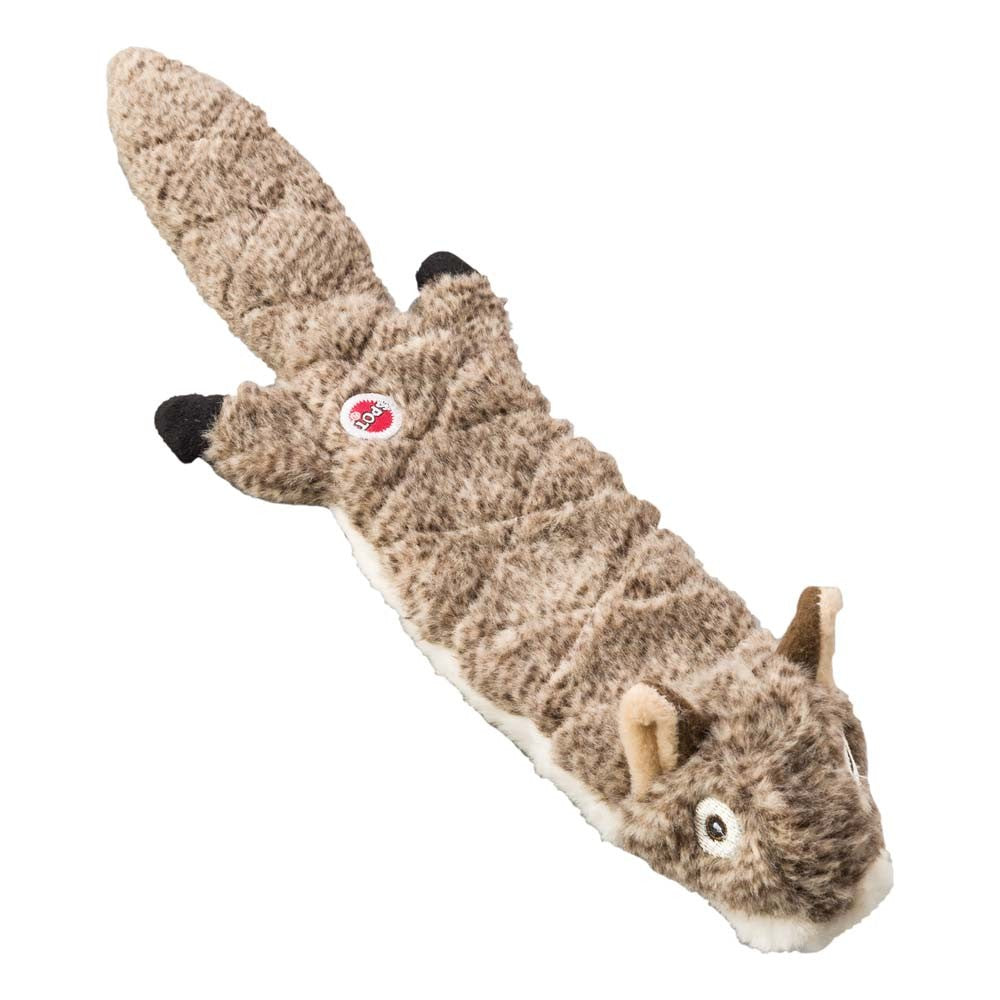 Skinneeez Extreme Quilted Dog Toy Squirrel Durable Plush for Active Chewers