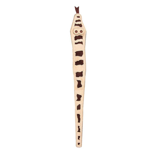 Skinneeez Leather Snake Dog Toy Durable Chew Toy for Dogs