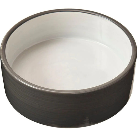 Spot 2Tone Dog Dish Grey Durable Feeding Bowl for Pets in Multiple Sizes