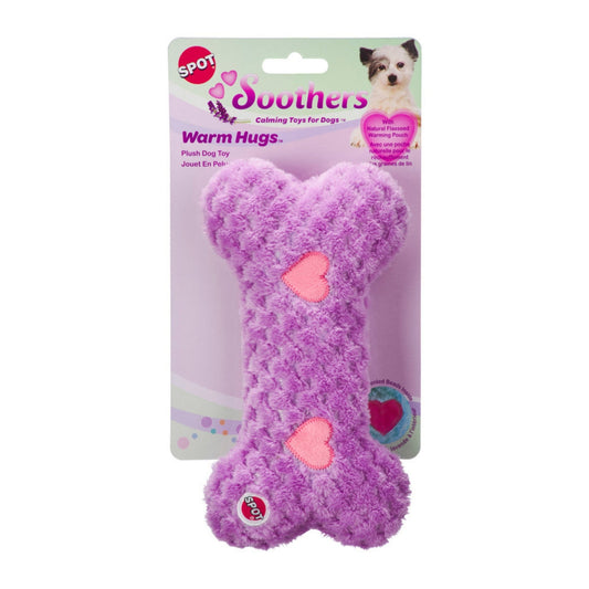 Spot Soothers Warm Hug Bone Dog Toy Assorted Size