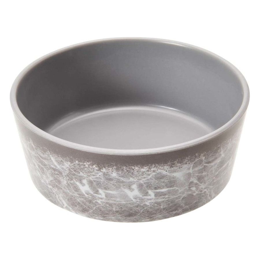 Spot Unbreak-A-Bowlz Marble Dog Bowl, Durable and Stylish Pet Feeding Bowl