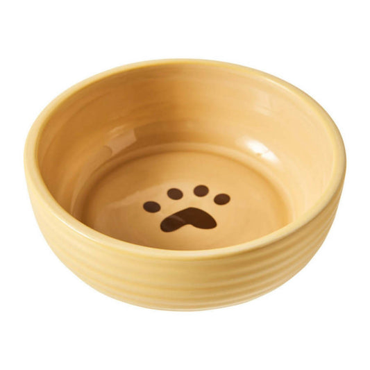 Spot Elegance Dog Bowl Cream, Durable and Stylish Feeding Bowl for Pets