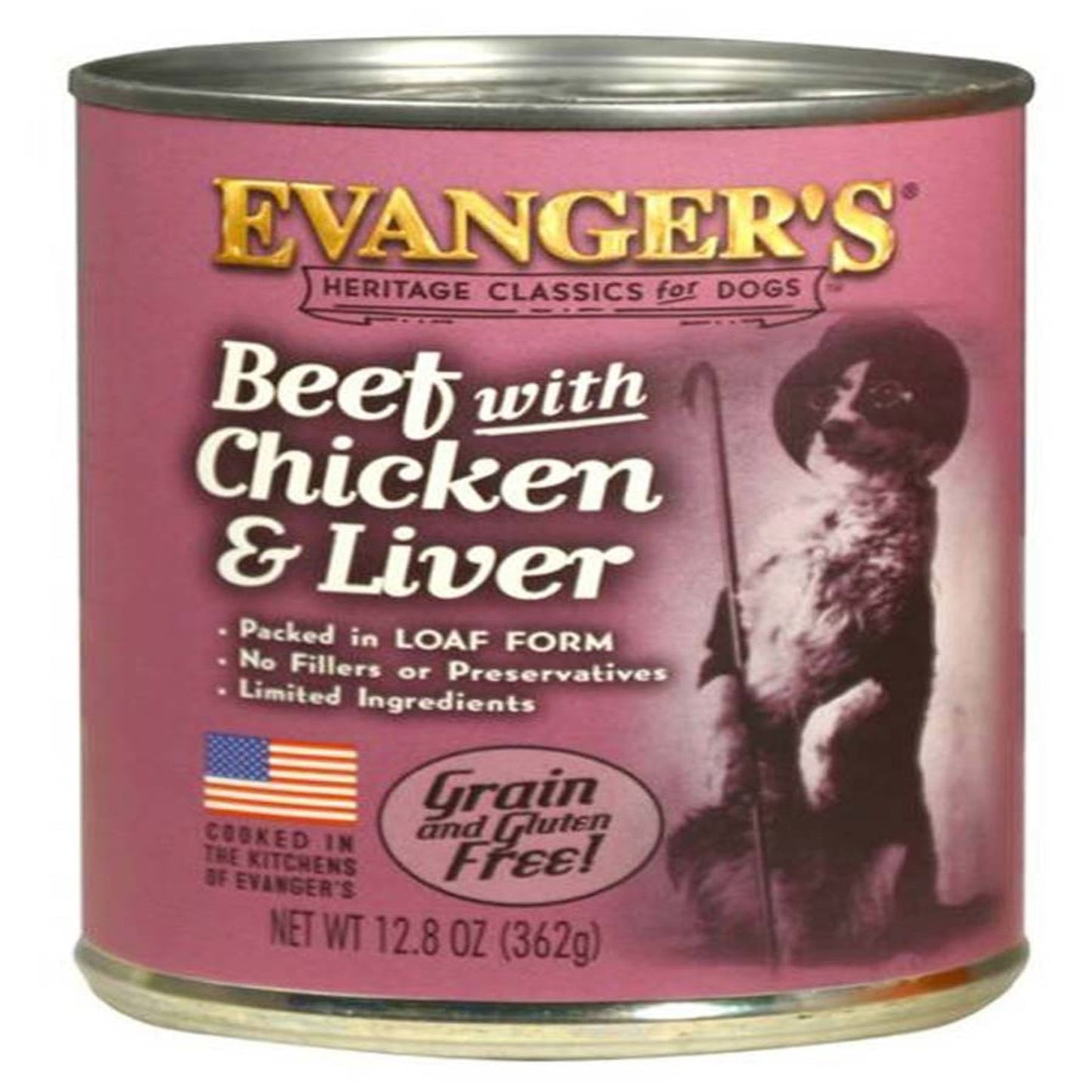 Evanger's Heritage Classic Wet Dog Food Beef, Chicken & Liver