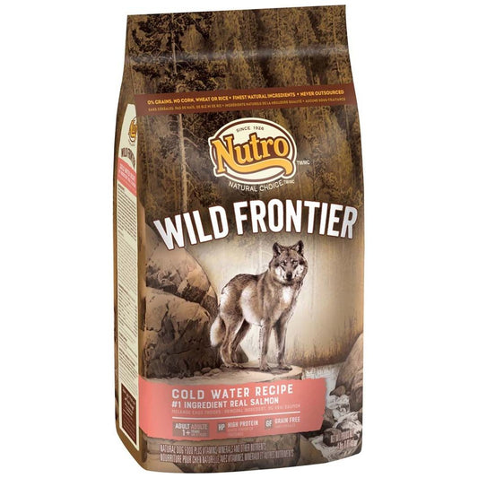Nutro Wild Frontier Adult Cold Water Recipe Grain Free Salmon Dry Dog Food 4 Pounds