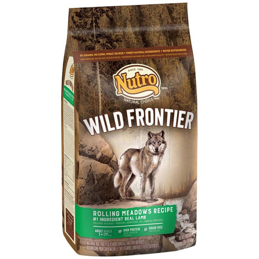 Nutro Wild Frontier Adult Rolling Meadows Recipe Grain Free Lamb Dry Dog Food 4 Pounds