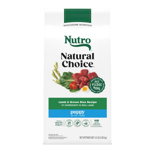 Nutro Products Natural Choice Dry Puppy Food Lamb & Brown Rice 4.5lbs