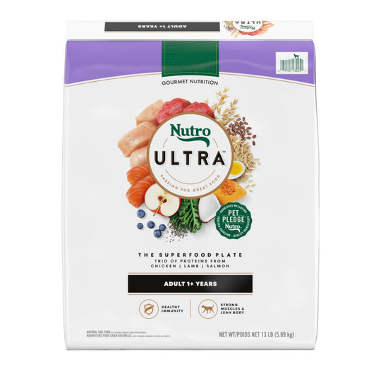 Nutro Products Ultra Adult Dry Dog Food Superfood Plate 13lb