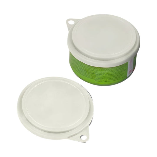 Van Ness Plastics Pet Food Can Cover White 12ea