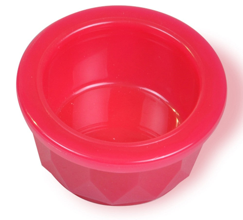 Van Ness Plastics Crock Translucent Heavyweight Small Animal Dish Assorted 1ea/SM