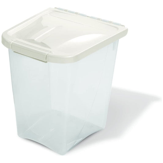 Van Ness Plastics Pet Food Container/Dispenser White|Clear 1ea/10 lb