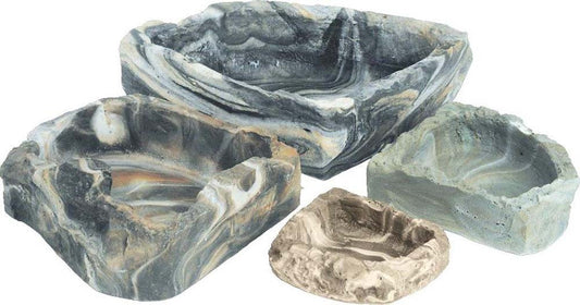Fluker's Non-porous Food and Water Corner Bowl Multi-Color