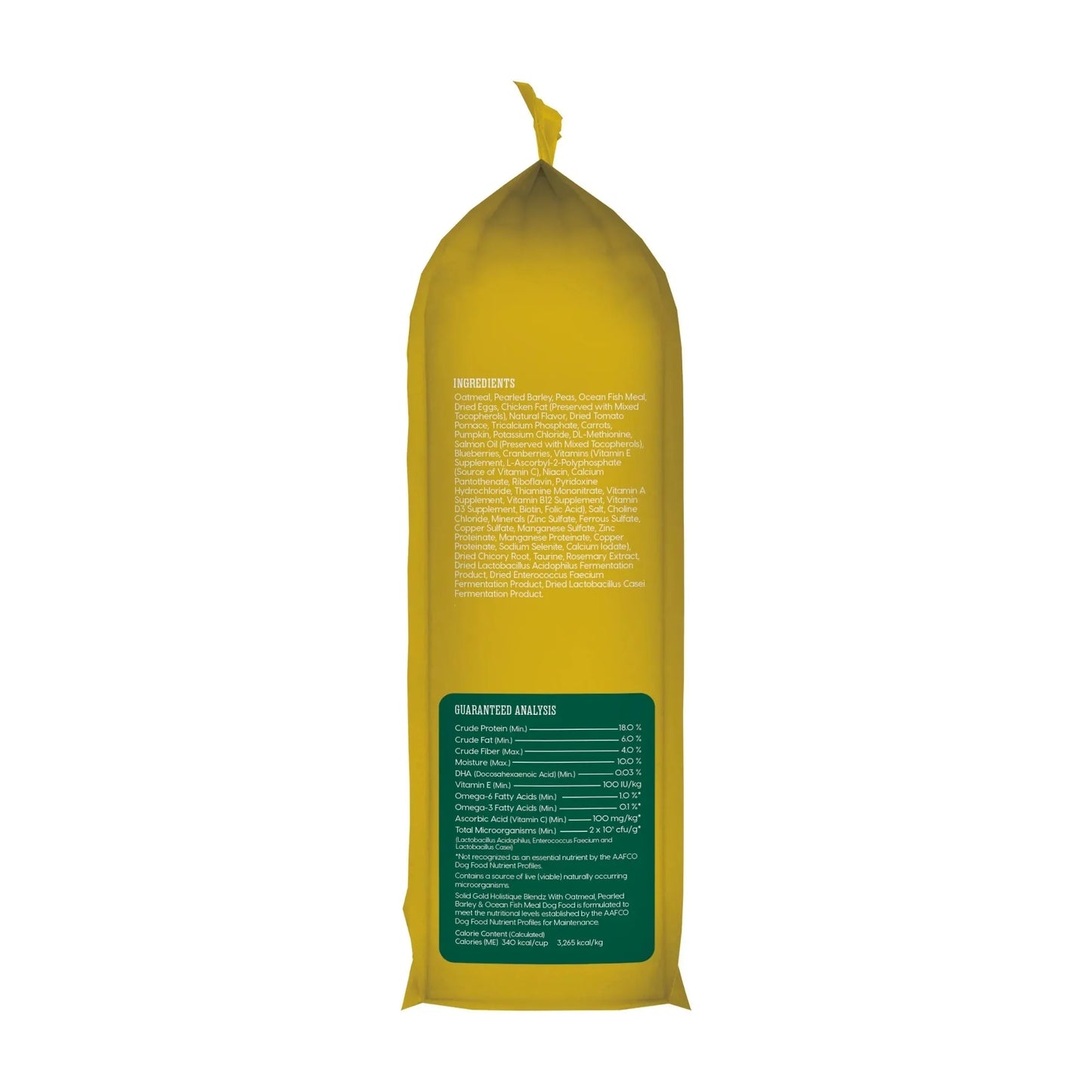 Solid Gold Dog Holistique Blendz Oatmeal 24Lb