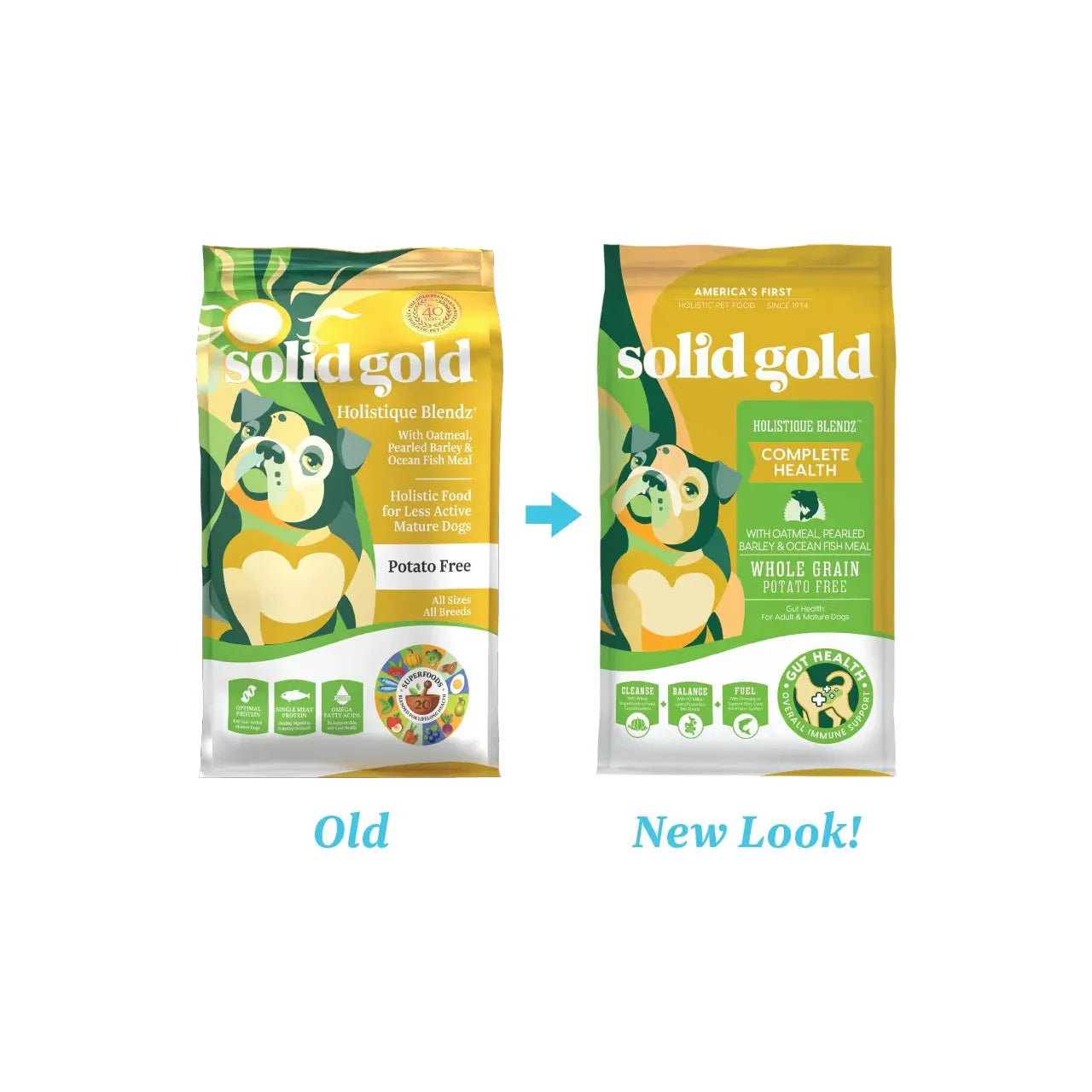 Solid Gold Dog Holistique Blendz Oatmeal 24Lb