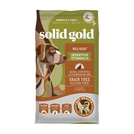 Solid Gold Dog Wild Heart Quail Grain Free 24Lb