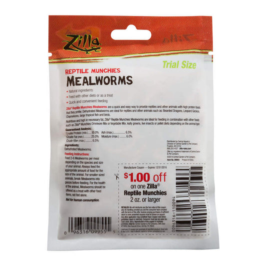 Zilla Reptile Munchies Mealworm