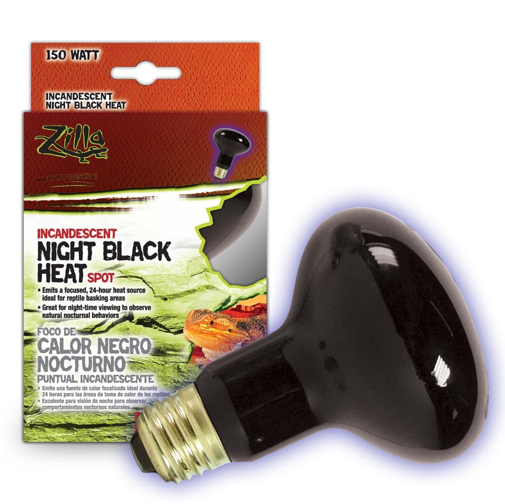 Zilla Incandescent Spot Bulb Night Black