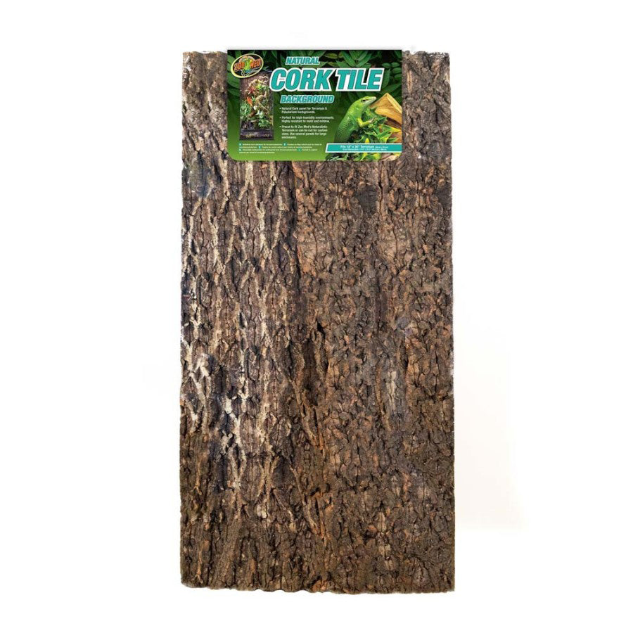 Zoo Med Natural Cork Tile Background Brown