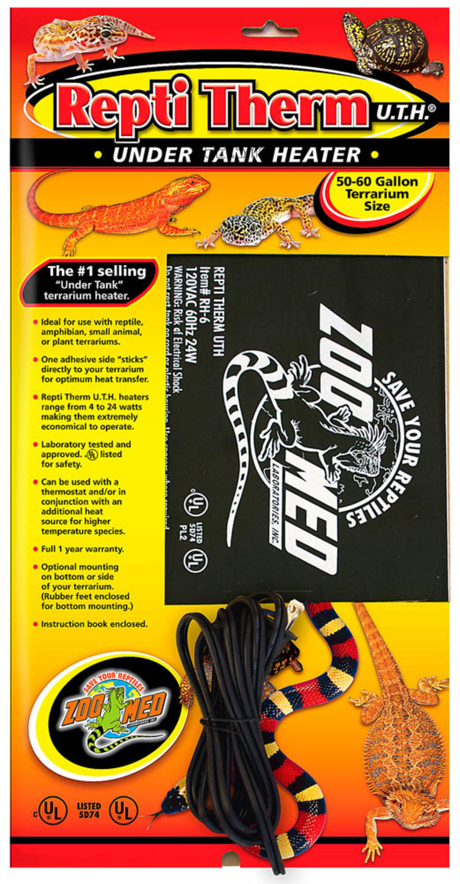 Zoo Med ReptiTherm Under Tank Heater U.T.H