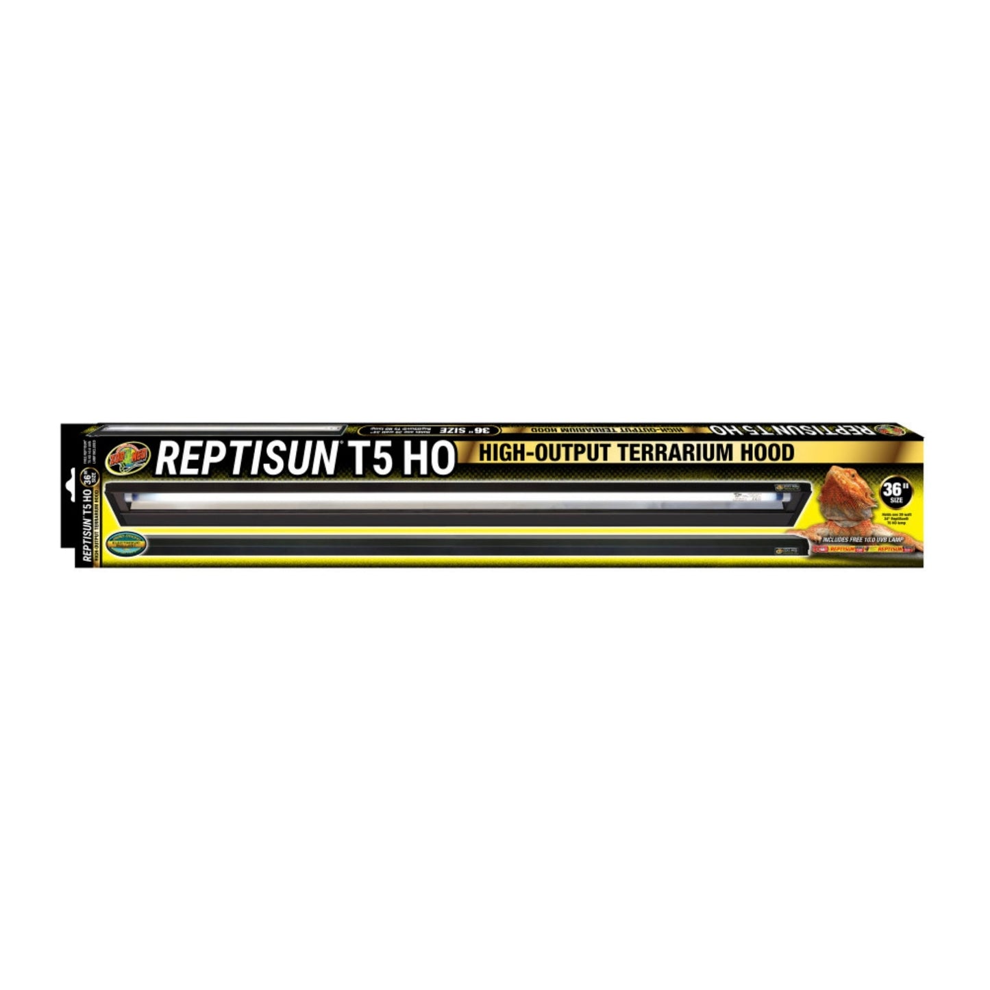 Zoo Med ReptiSun T5 HO Terrarium Hood w/ 5.0 Bulb