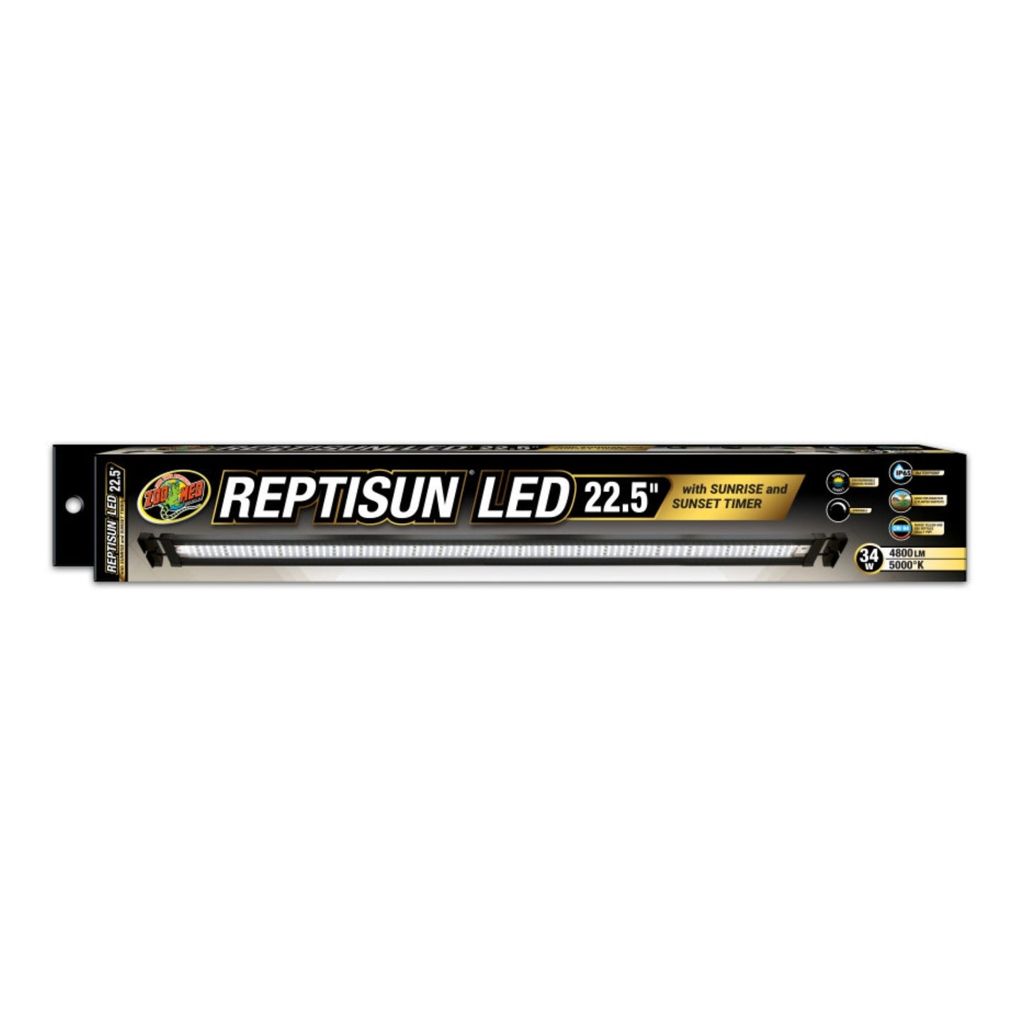 Zoo Med Reptisun LED w/Sunrise  Sunset Timer Terrarium Hood