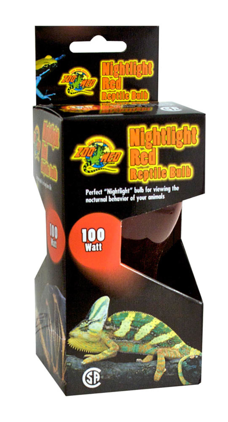 Zoo Med Nightlight Red Reptile Bulb Red