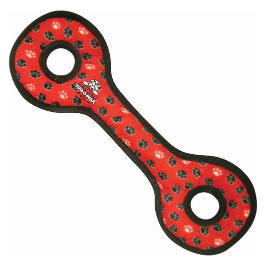 Tuffy Ultimate Tug-O-War Durable Dog Toy Red Paw 1ea/22 in
