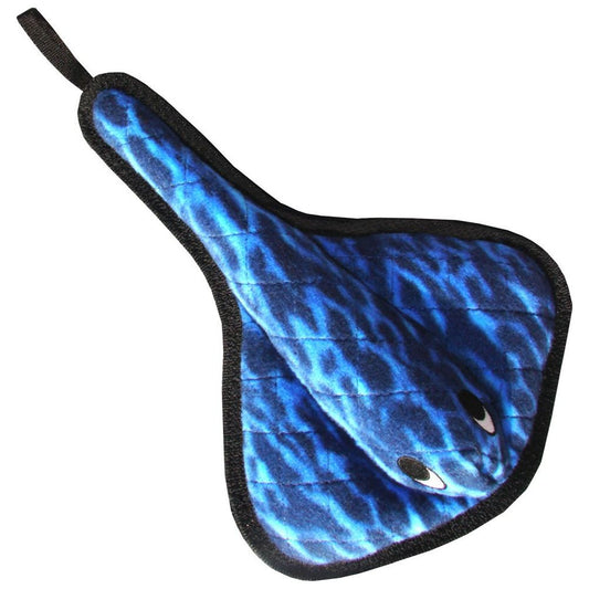 Tuffy Ocean Creature Stingray Durable Dog Toy Blue 1ea/11 in