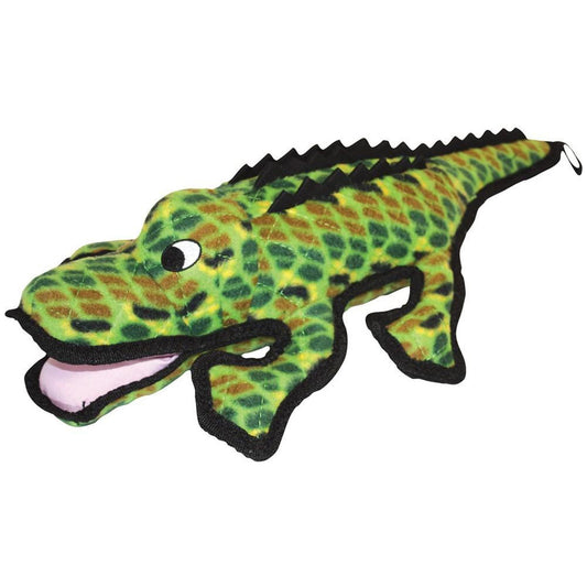 Tuffy Ocean Creature Alligator Durable Dog Toy Green 1ea/18 in
