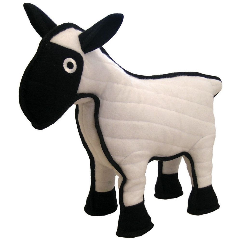 Tuffy Barnyard Sheep Durable Dog Toy White 1ea/18.25 in