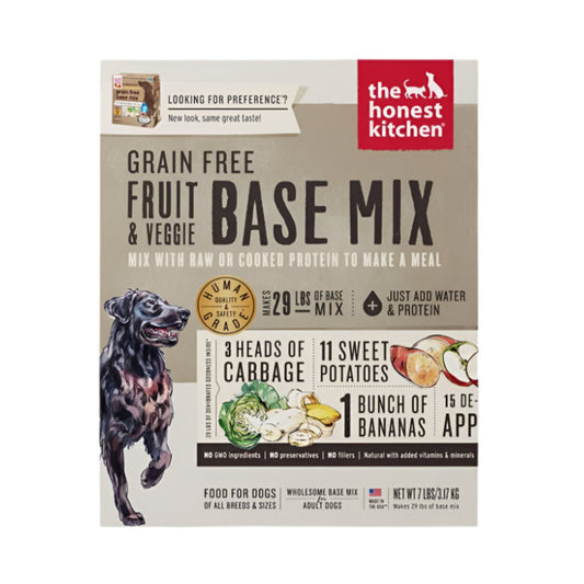 The Honest Kitchen Preferance Dehydrated Grain Free Fruit And Veggie Base Mix Recipe Dry Dog