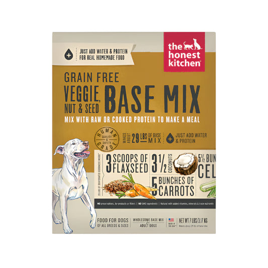 The Honest Kitchen Kindly Veggie Nut And Seed Grain-Free Dehydrated Dog Base Mix