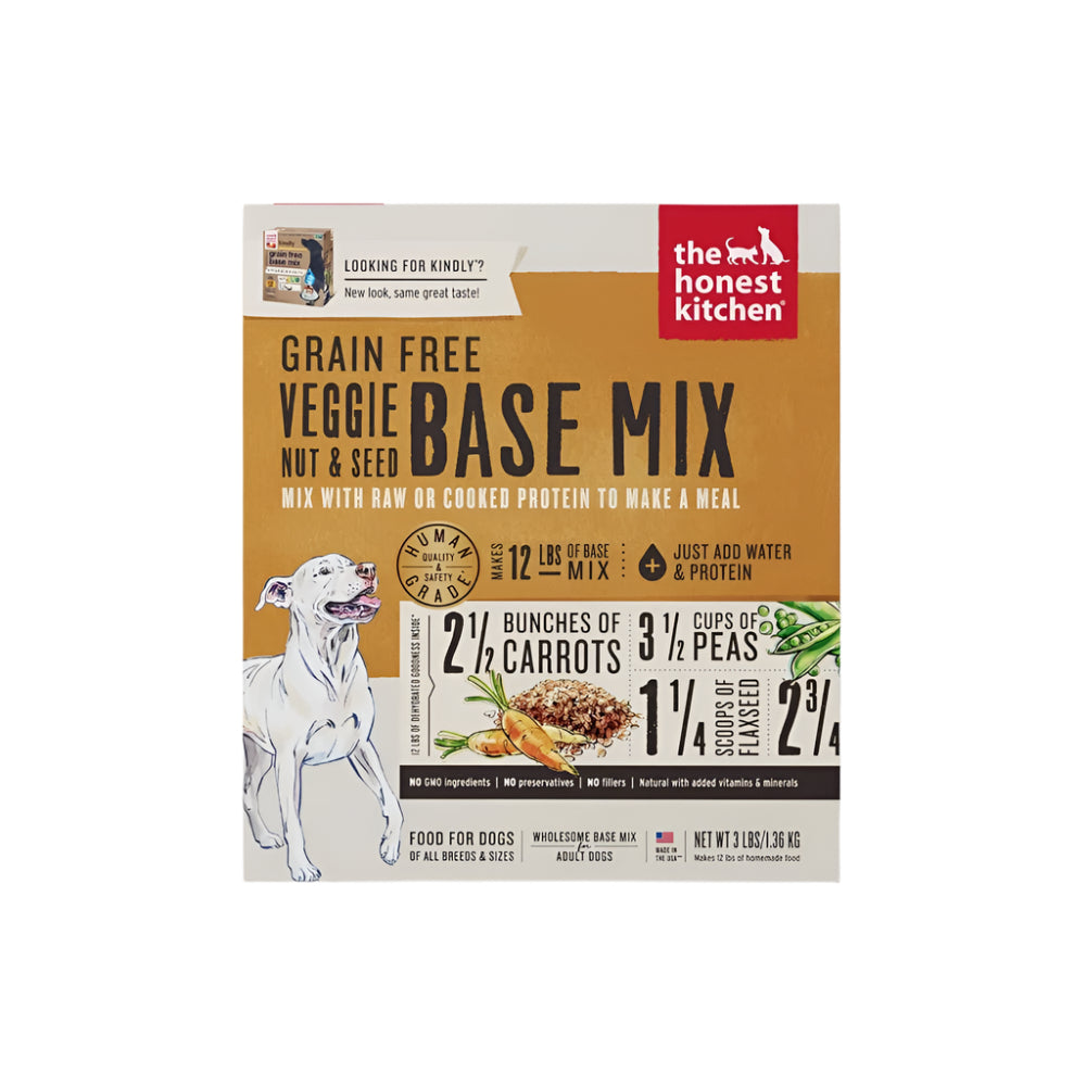 The Honest Kitchen Kindly Veggie Nut And Seed Grain-Free Dehydrated Dog Base Mix