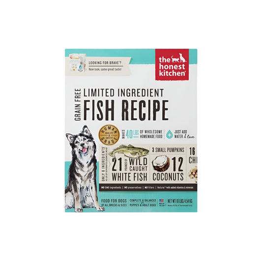 The Honest Kitchen Brave Limited Ingredient Fish Dehydrated Dog Food